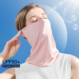 Breathable UV Face and Neck Gaiter with Ear Loops