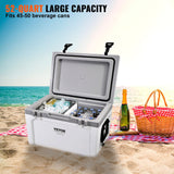 VEVOR 52 Qt Hard Cooler – Holds 50 Cans, Ice for up to 6 Days