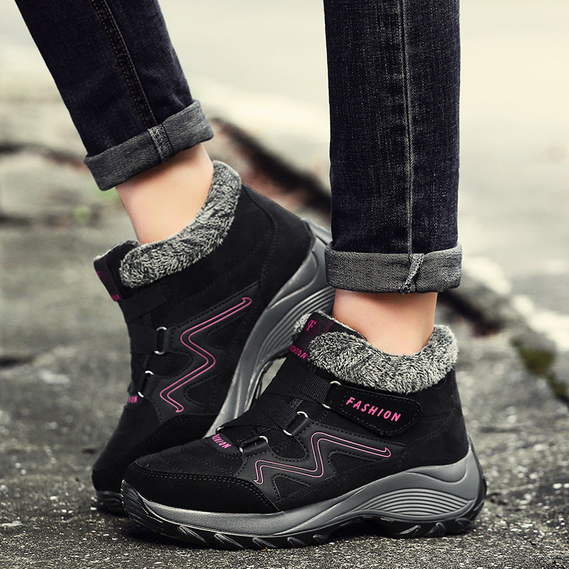 Women's Waterproof Hiking Shoes with Non-Slip PU Soles