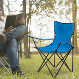 Compact Folding Camp Chair – Blue