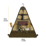 Camping Tableware Storage Bag, 44 x 38 cm, Wear-Resistant Fabric
