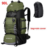 Outdoor Travel Backpack for Camping and Hiking 90L