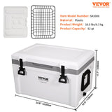 VEVOR 52 Qt Hard Cooler – Holds 50 Cans, Ice for up to 6 Days