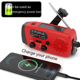 Portable Emergency Radio with USB Interface and Speaker