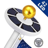 Solar Tent & Flagpole Light – 42 LED, IP55