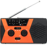 5-in-1 Solar Hand-Crank AM/FM Emergency Radio with NOAA Alerts