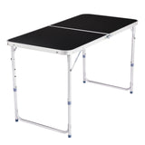 4 ft Aluminium Folding Camp Table – Height Adjustable