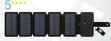 Folding Solar Panel Charger, 5V 2.1A USB Output