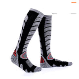 Thick Terry Hiking Socks with Cotton Fabric and High Tube