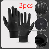 Waterproof Fleece-Lined Thermal Touchscreen Gloves