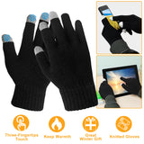 Touchscreen Knitted Winter Gloves – Unisex