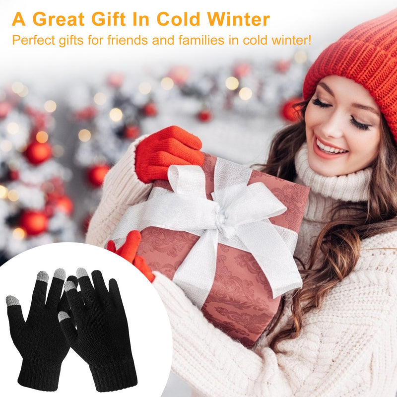 Touchscreen Knitted Winter Gloves – Unisex