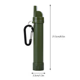 Personal Survival Water Filter for Camping & Hiking, 1,500 L