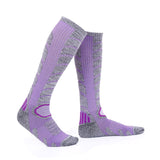 Thick Terry Hiking Socks with Cotton Fabric and High Tube
