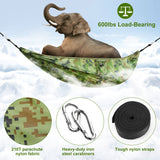 Double Camping Hammock with Mosquito Net