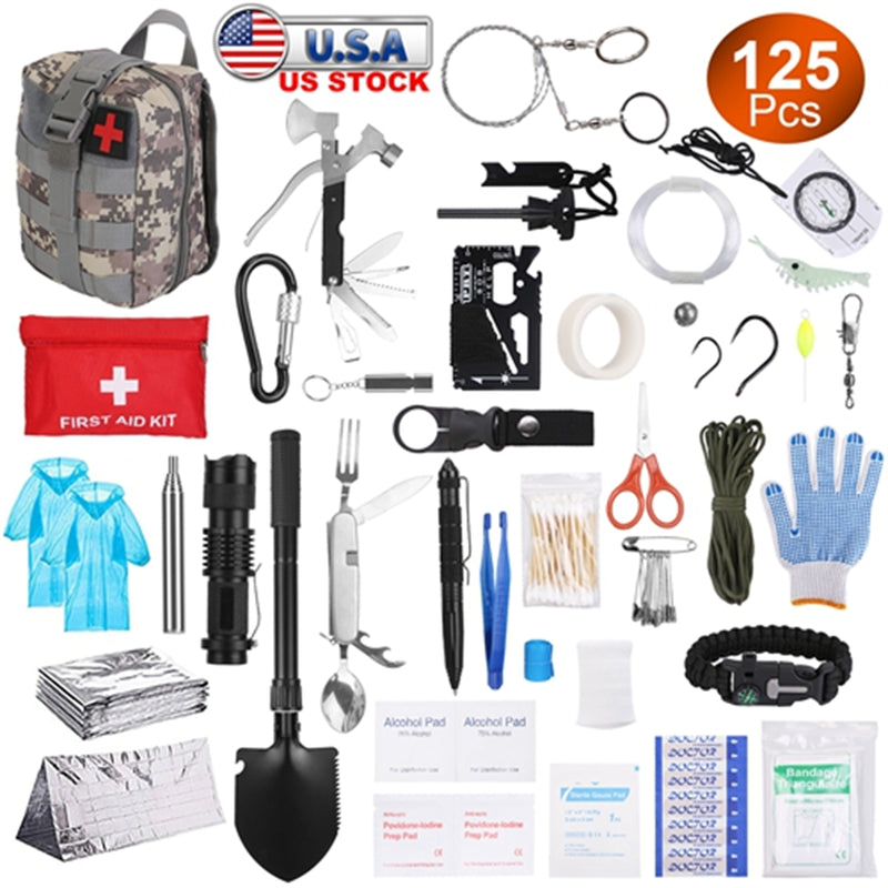 125-Piece Survival & First Aid Kit