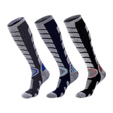 Thick Terry Hiking Socks with Cotton Fabric and High Tube