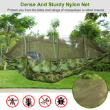 Double Camping Hammock with Mosquito Net