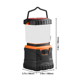 VEVOR LED Camping Lantern – 3 Light Modes, SOS & Stepless Dimming