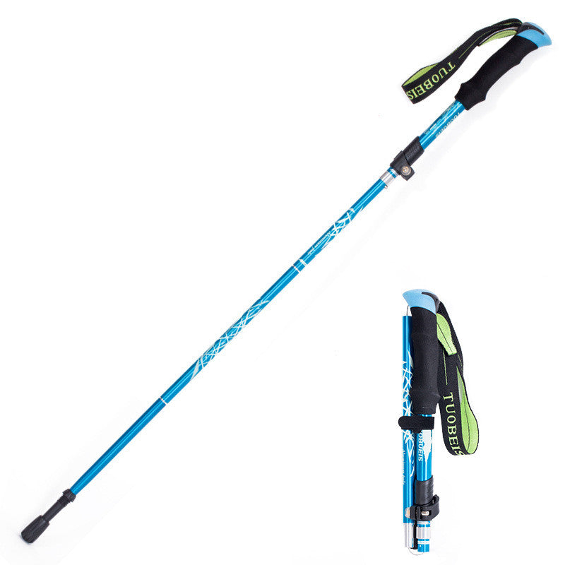 Adjustable Folding Trekking Pole, 7075 Aluminium Alloy