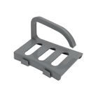 Portable Camping Toilet with Non-Slip Mat – Grey