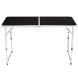 4 ft Aluminium Folding Camp Table – Height Adjustable