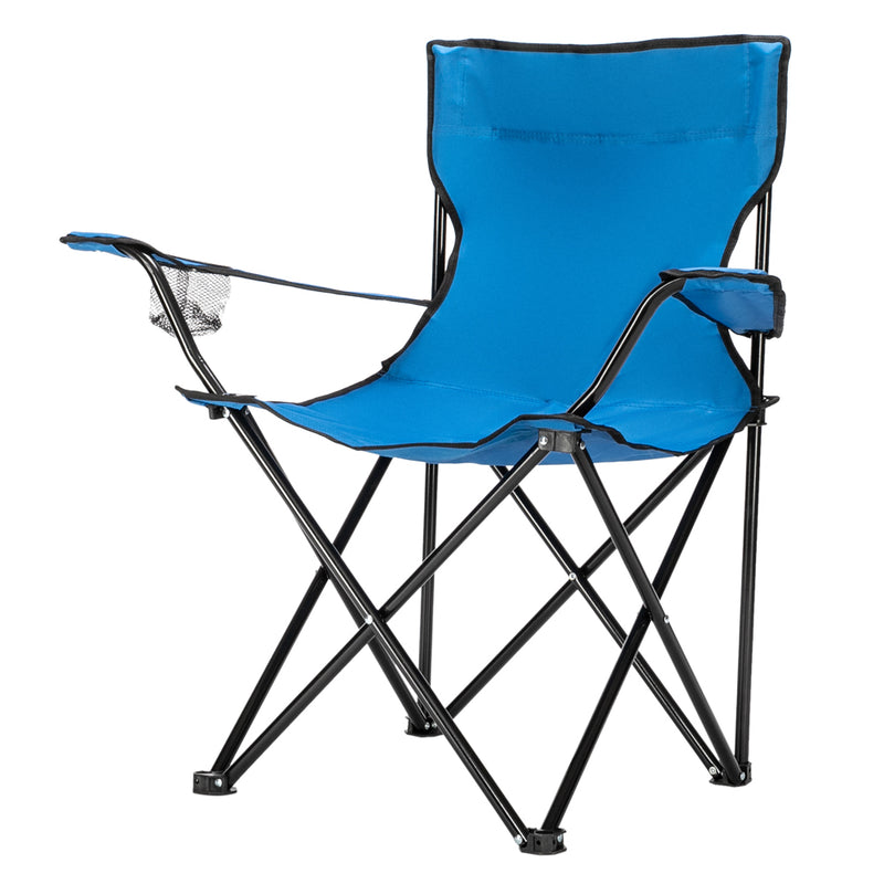 Compact Folding Camp Chair – Blue