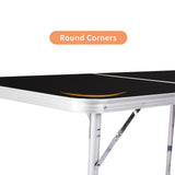 4 ft Aluminium Folding Camp Table – Height Adjustable