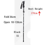 Outdoor Fold Trekking Pole Camping Portable Walking Hiking Stick