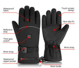 Heated Skiing Gloves Winter Gloves Warm Waterproof Heating Thermal Men Women