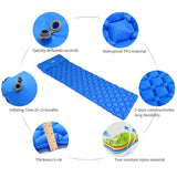 Inflatable Air Sleeping Pad Outdoor Mat