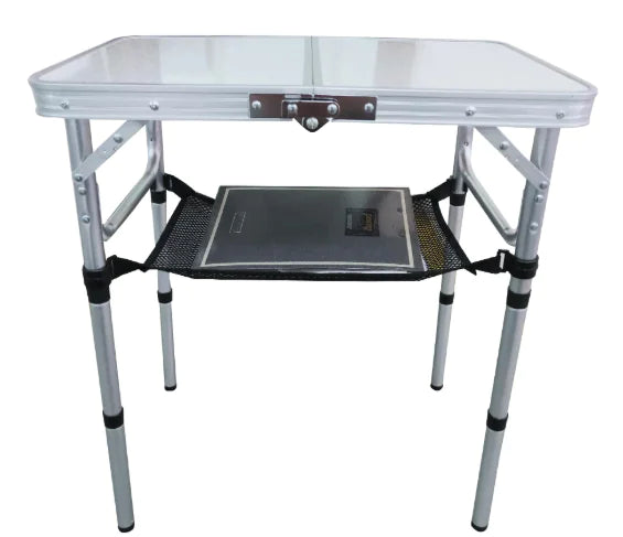 Two Fold Deluxe Camping Table - Available in Black or White