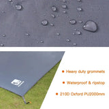 Waterproof Camping Tarp Thicken Picnic Various Sizes