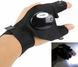 Night Light Waterproof Gloves with LED Flashlight Rescue Tool