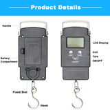 Fishing Weighting Steelyard Portable Electronic Hanging Hook Scale