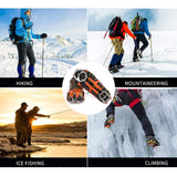 18 Teeth Steel Ice Gripper Spike for Shoes Anti Slip Climbing Snow SP