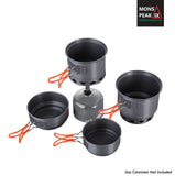 Mons Peak IX Trail 123 HE UL Cook Set with Stove