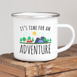 Adventure Enamel Camping Mug