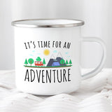 Adventure Enamel Camping Mug