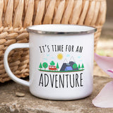 Adventure Enamel Camping Mug